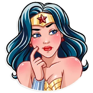 👸 emoji Wonder Woman Telegram sticker 10 of 25