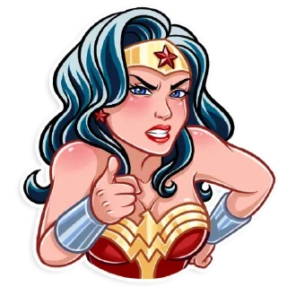 👸 emoji Wonder Woman Telegram sticker 14 of 25