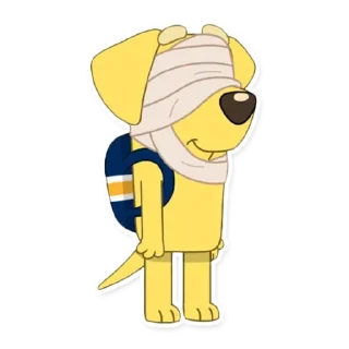 🙈 emoji Unofficial Bluey Telegram sticker 22 of 115