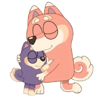 🤗 emoji Static Bluey Telegram sticker 14 of 20