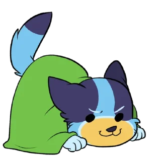 😈 emoji Bluey! Telegram sticker 8 of 64