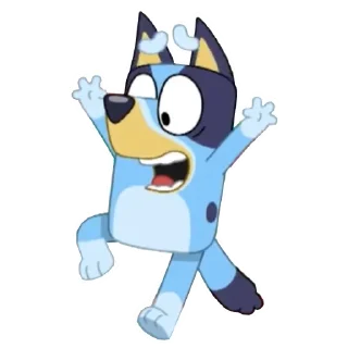 Sticker from Static Bluey