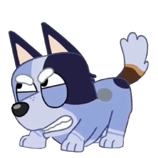 😤 emoji Static Bluey Telegram sticker 13 of 20