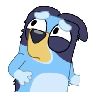Sticker from Static Bluey