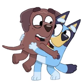 🤗 emoji Static Bluey Telegram sticker 20 of 20