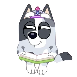 😏 emoji Static Bluey Telegram sticker 12 of 20