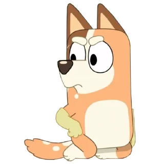 😠 emoji Static Bluey Telegram sticker 17 of 20