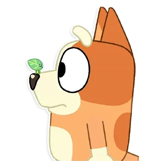 🍃 emoji Unofficial Bluey Telegram sticker 15 of 115
