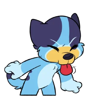 😝 emoji Bluey! Telegram sticker 9 of 64
