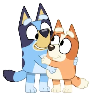 🤗 emoji Static Bluey Telegram sticker 5 of 20