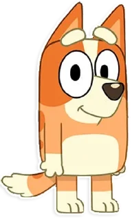 😀 emoji Unofficial Bluey Telegram sticker 2 of 115