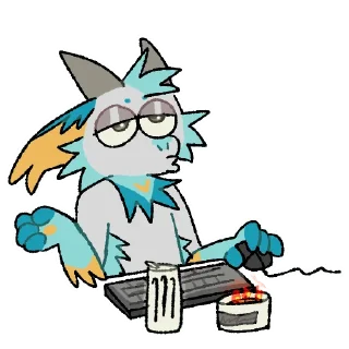 Sticker from Fisher the Dragon