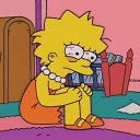 😵 emoji Simpsons Telegram sticker 15 of 120