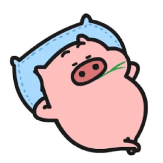 😊 emoji 乖巧的菜豬1 @kal_pc Telegram sticker 13 of 24