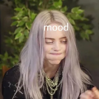 😹 emoji Billie Eilish👩‍🎤 @yourstickerschnl Telegram sticker 9 of 58