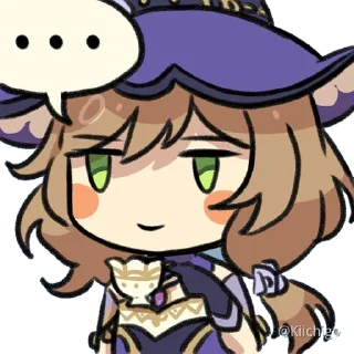 Sticker from genshin impact stickers