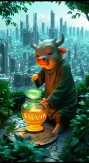 🌟 emoji $MANA ON SOL Telegram sticker 8 of 120