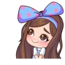 Sticker from صانی جی ال🐰💜