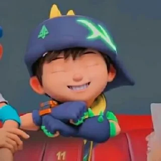 Sticker from Boboiboy daun by @gracyzx