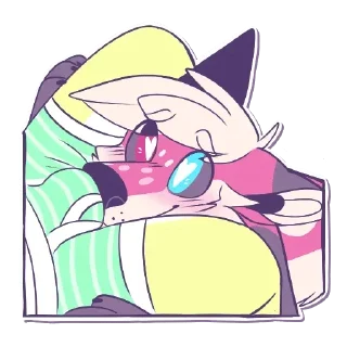 😛 emoji Hugs and kisses — @stckrRobot Telegram sticker 1 of 51
