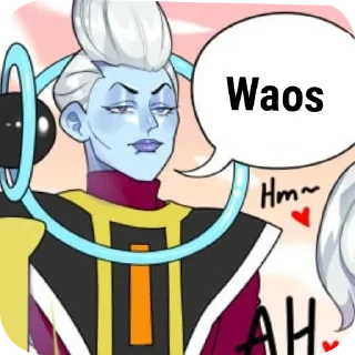 🗿 emoji Waos Telegram sticker 5 of 10