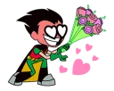 😔 emoji Teen Titans Go! Telegram sticker 16 of 40