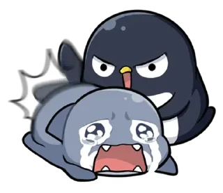 😊 emoji 胖鯊魚鯊西米12搞笑無厘頭 @kal_pc Telegram sticker 3 of 41