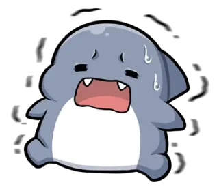 😊 emoji 胖鯊魚鯊西米12搞笑無厘頭 @kal_pc Telegram sticker 12 of 41