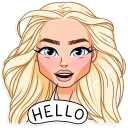👋 emoji Miss Alena ❤️ Telegram sticker 5 of 31