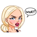 ⁉️ emoji Miss Alena ❤️ Telegram sticker 20 of 31