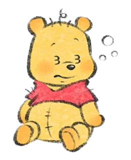😊 emoji 由Lommy作畫♪小熊維尼 Telegram sticker 23 of 40