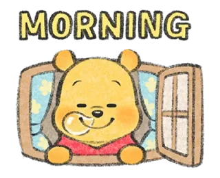 😊 emoji 由Lommy作畫♪小熊維尼 Telegram sticker 21 of 40