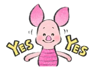 😊 emoji 由Lommy作畫♪小熊維尼 Telegram sticker 4 of 40