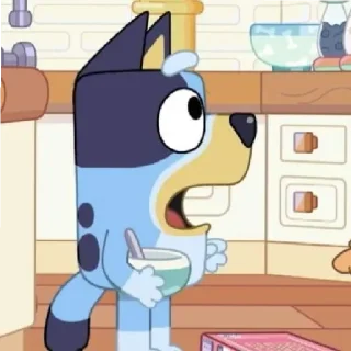😯 emoji Bluey Telegram sticker 15 of 59
