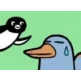 😊 emoji suica penguin Telegram sticker 9 of 50