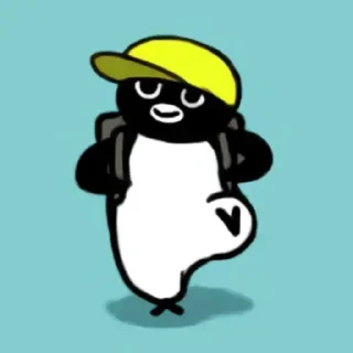 😊 emoji suica penguin Telegram sticker 11 of 50