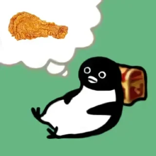 😊 emoji suica penguin Telegram sticker 8 of 50