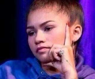 😐 emoji Zendaya Telegram sticker 11 of 47