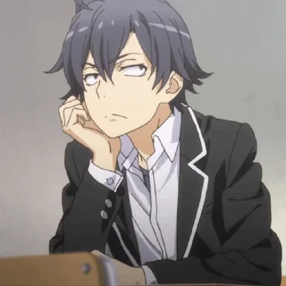 Sticker from ♥️ hikigaya hachiman ♠️ | @Flame_Stickers