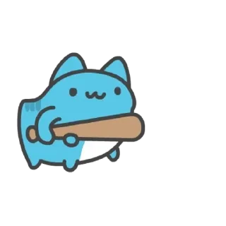 😊 emoji 貓貓蟲咖波 愛的鞭策 Telegram sticker 15 of 24