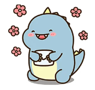 🌸 emoji My Dino Friend • @xxyuji Telegram sticker 24 of 24