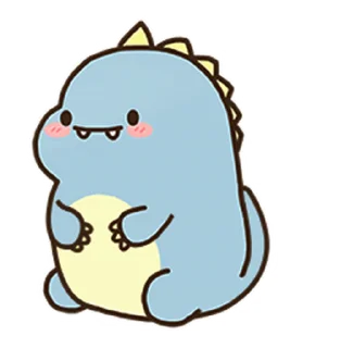 😋 emoji My Dino Friend • @xxyuji Telegram sticker 7 of 24