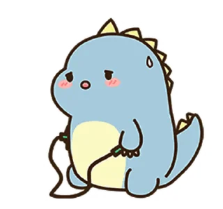 😥 emoji My Dino Friend • @xxyuji Telegram sticker 21 of 24