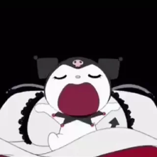 😊 emoji Kuromi Telegram sticker 6 of 10