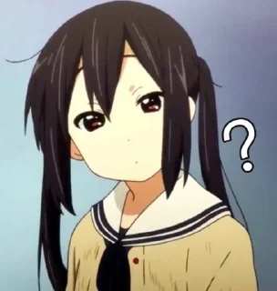 🤔 emoji K-ON Telegram sticker 22 of 24