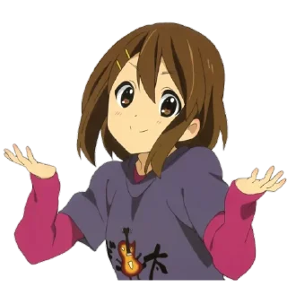 🤷‍♀ emoji K-ON Telegram sticker 11 of 63