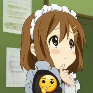 🤔 emoji k-on Telegram sticker 14 of 57