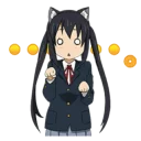 😳 emoji K-ON Telegram sticker 17 of 63