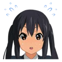 😅 emoji K-ON Telegram sticker 13 of 63