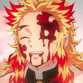 😄 emoji Rengoku @animestickersii Telegram sticker 7 of 106